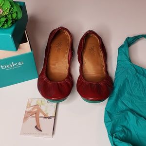 Tieks Ruby Red Size 8